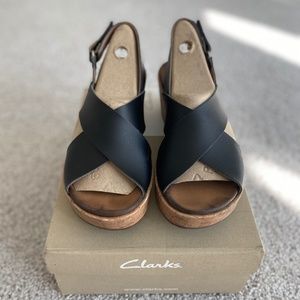 Clark’s Black Wedges